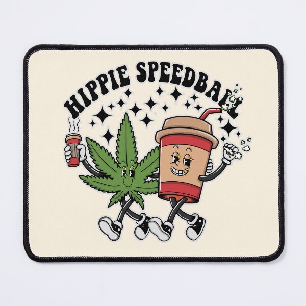 Item preview, Retro Cartoon Hippie Speedball designed and sold by CattGDesigns.