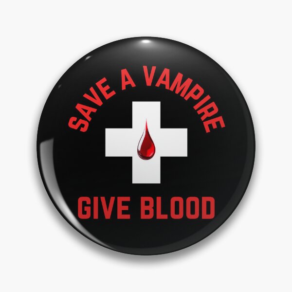 Item preview,  Save a Vampire Give Blood Funny Halloween designed and sold by StudioTina.