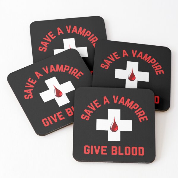 Item preview,  Save a Vampire Give Blood Funny Halloween designed and sold by StudioTina.