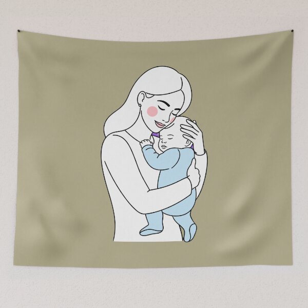 Item preview, Classical Art Mother and Sleeping Baby - Renaissance Style designed and sold by Great Sun.