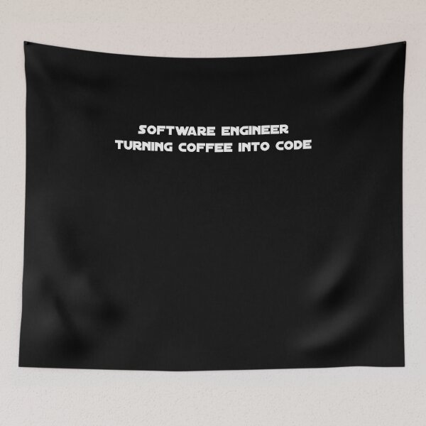 Item preview, Software Engineer Apparel – Turning Coffee Into Code for Programmers designed and sold by EverStrive.
