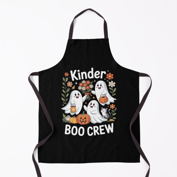 Item preview, Kinder Boo Crew Preppy Halloween Floral Ghost Teacher Women designed and sold by angolinnArt.