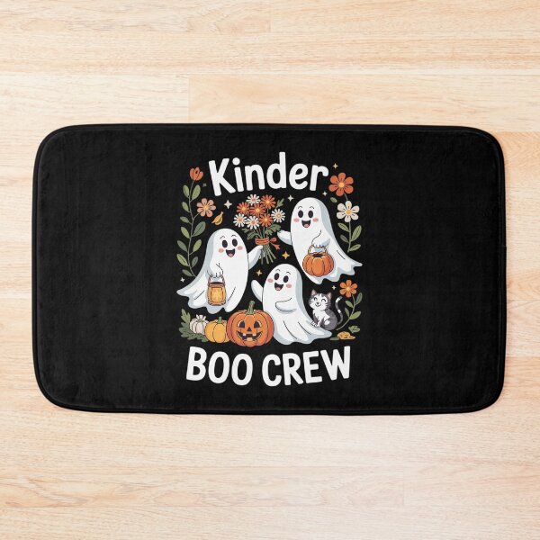 Item preview, Kinder Boo Crew Preppy Halloween Floral Ghost Teacher Women designed and sold by angolinnArt.