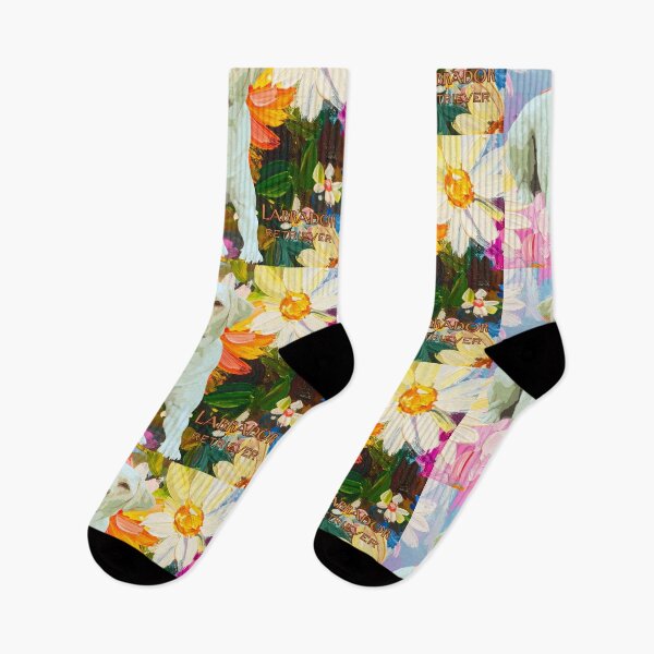 Item preview, Labrador Retriever on floral Background designed and sold by simplysign.
