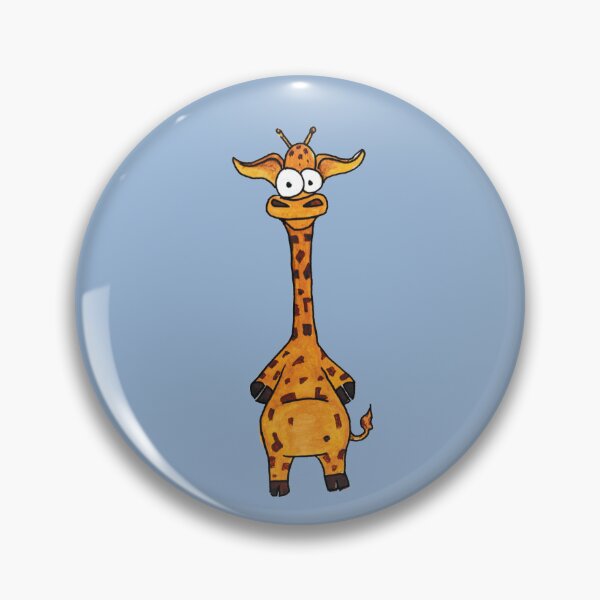 Item preview, The Scriptorium Giraffe: Hand-Drawn Whimsical Watercolour Portrait designed and sold by Englandbear.