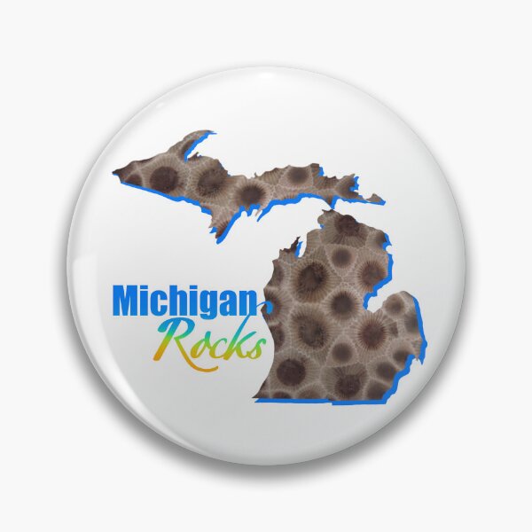 Item preview, The Great Lake state  Petoskey stone pattern, Michigan stone, Michigan Rocks designed and sold by hollycooper.