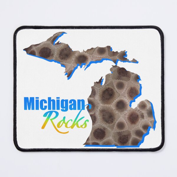 Item preview, The Great Lake state  Petoskey stone pattern, Michigan stone, Michigan Rocks designed and sold by hollycooper.
