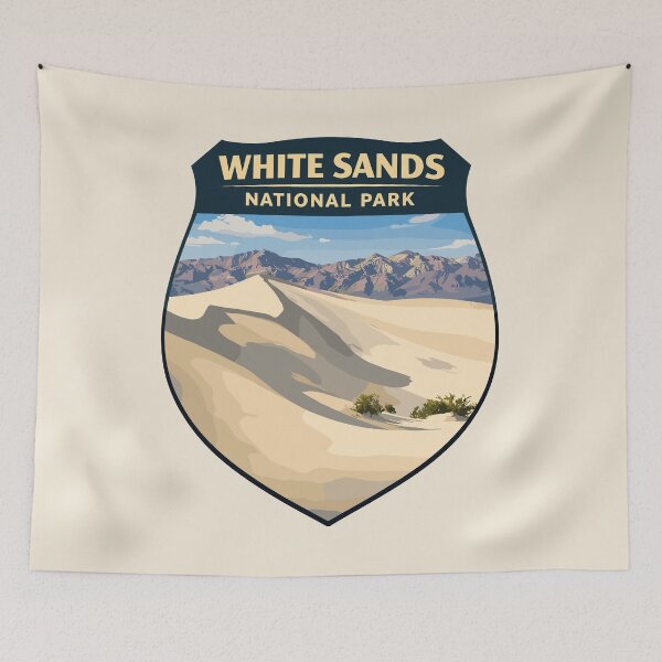 Item preview, White Sands National Park Desert Dunes Sticker designed and sold by Gideon Emmerich.