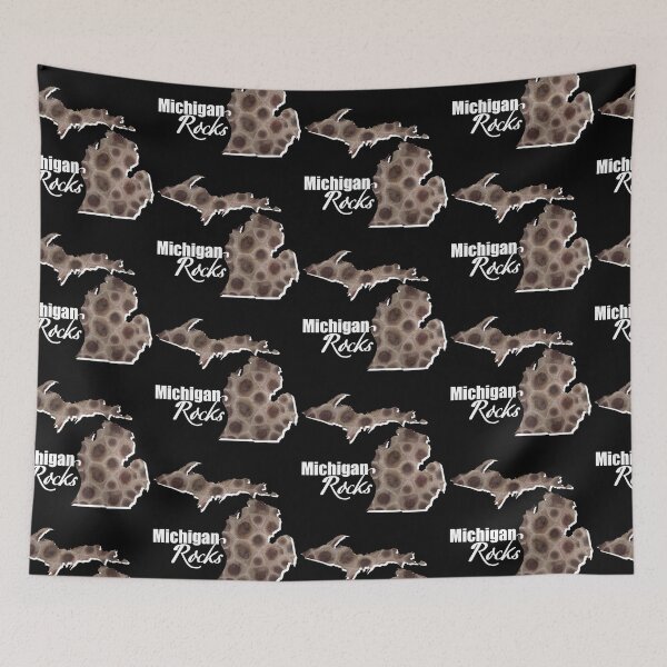 Item preview, Petoskey stone pattern, Michigan stone, Michigan Rocks designed and sold by hollycooper.
