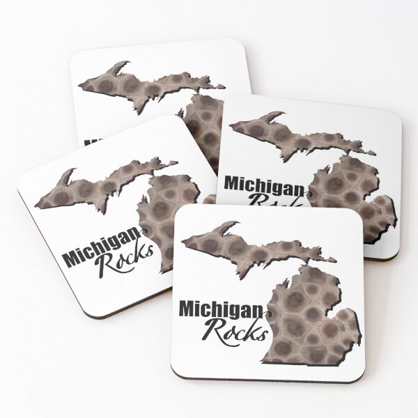 Item preview, Petoskey stone pattern, Michigan stone, Michigan Rocks designed and sold by hollycooper.