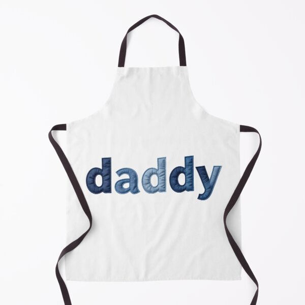 Item preview, DADDY - IN BLUE FAUX LETTERING designed and sold by AlexOBrienArt.