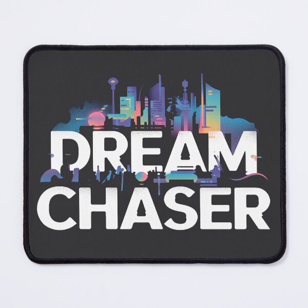 Item preview, Dream Chaser Cityscape Typography – Motivational Urban Art designed and sold by Meivelle.
