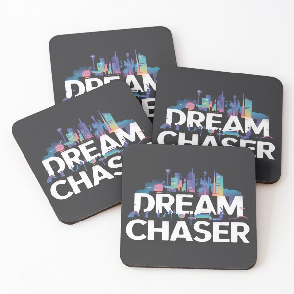 Item preview, Dream Chaser Cityscape Typography – Motivational Urban Art designed and sold by Meivelle.