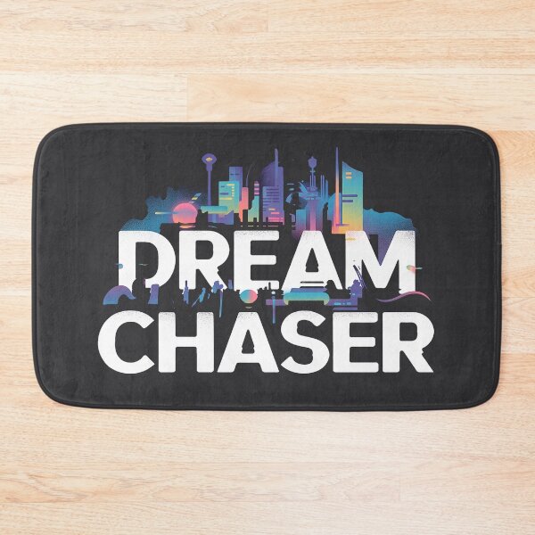 Item preview, Dream Chaser Cityscape Typography – Motivational Urban Art designed and sold by Meivelle.