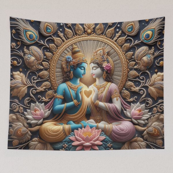 Item preview, Radha Krishna Sacred Union Meditation designed and sold by ApproachingZion.