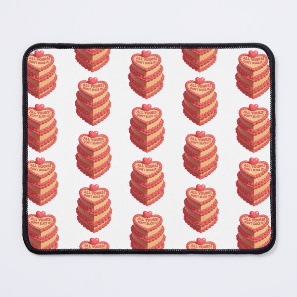 Item preview, It's All Yours - Don't Slice It! // Heart Cake Sticker ? designed and sold by A Rather Decadent Exhibition.