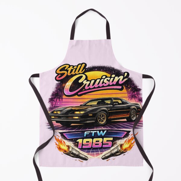 Item preview, Still Cruisin 1985 Neon Muscle Car AI Retro Graphic designed and sold by Cleora Art .