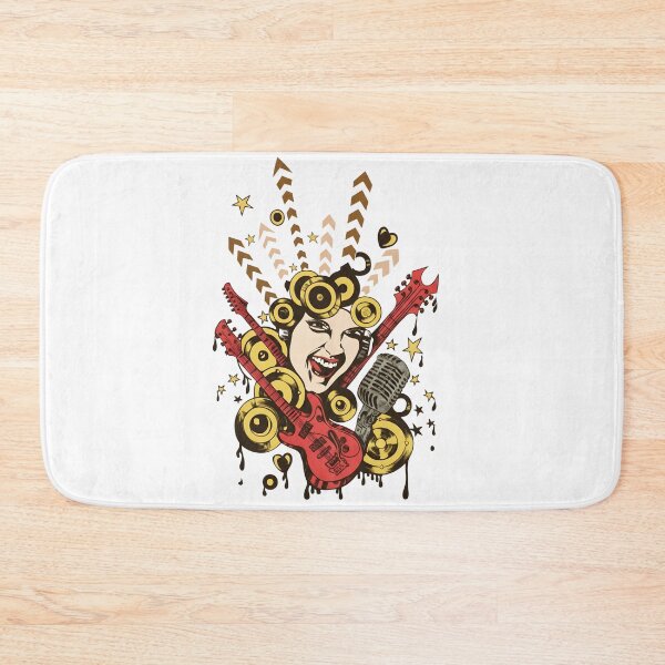 Item preview, Retro Rock Star Diva - Vintage Music Pop Art designed and sold by Latikshop.