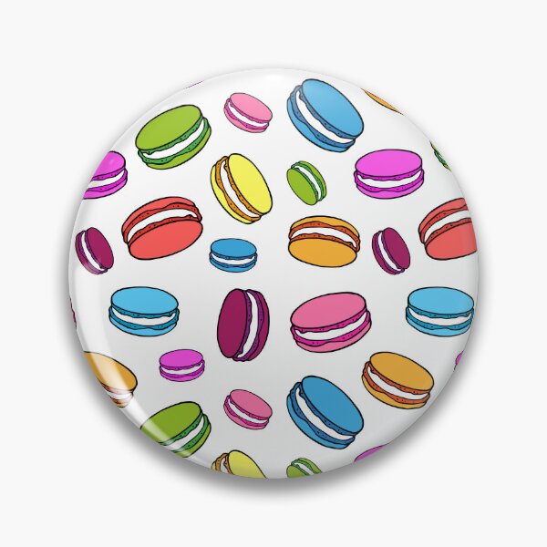 Item preview, Macaron Pattern | Colorful Cute Dessert Illustration designed and sold by viktoriaart0303.