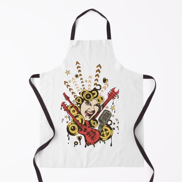 Item preview, Retro Rock Star Diva - Vintage Music Pop Art designed and sold by Latikshop.