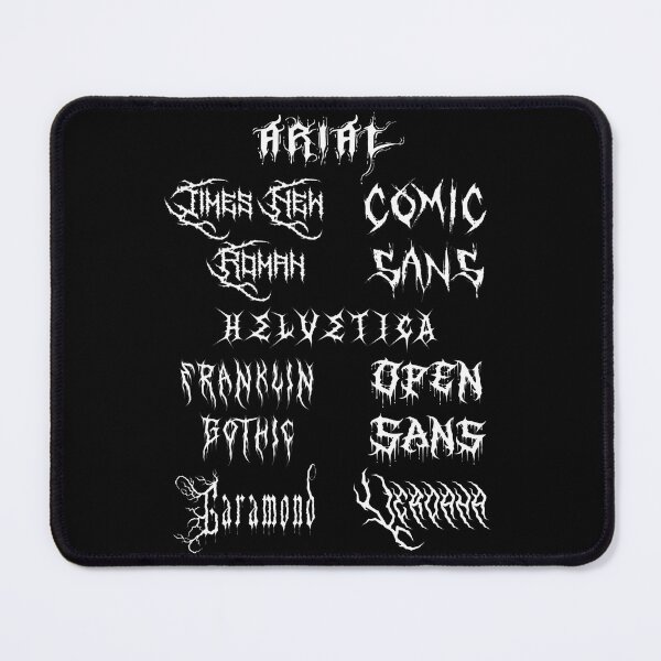 Item preview, Black Metal Fonts Festival designed and sold by Visigothic Productions.