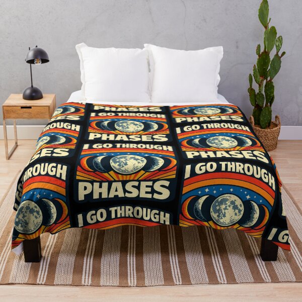 Item preview, I Go Through Phases Moon Phases Inspirational Design Variant designed and sold by TeeTimeTreasure.