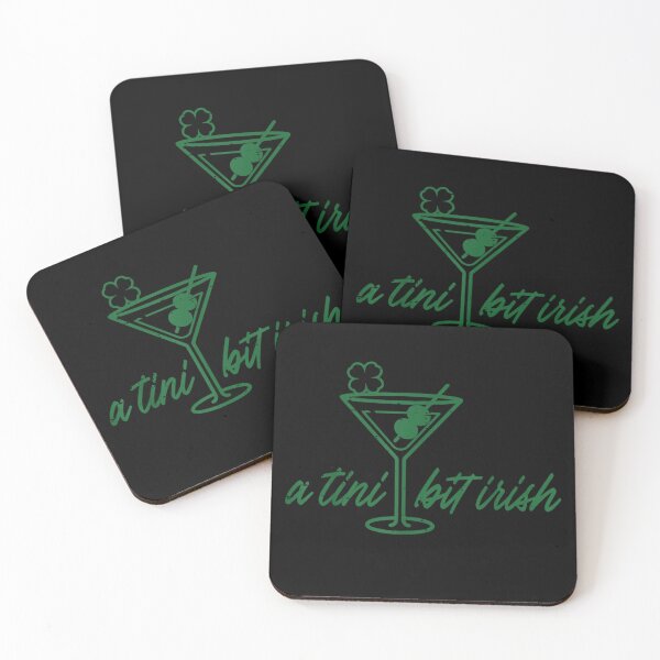 Item preview, A Tini Bit Irish Martini St Patricks Day Lucky Shamrock Green designed and sold by Phil Ben.