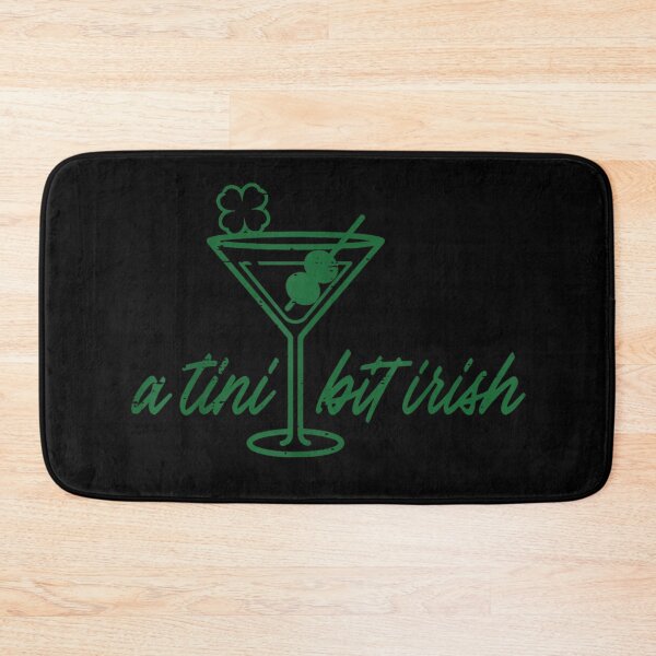 Item preview, A Tini Bit Irish Martini St Patricks Day Lucky Shamrock Green designed and sold by Phil Ben.