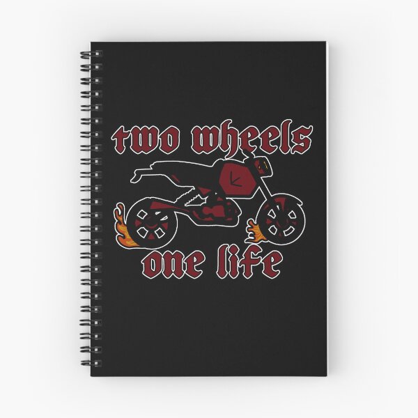Item preview, two wheels one life - red and black flame grom biker sticker designed and sold by sinx2er.