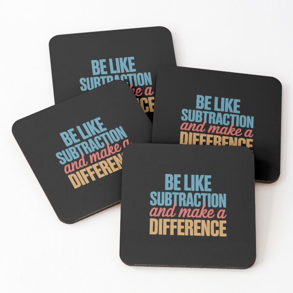 Item preview, Be Like Subtraction And Make A Difference Math Teacher3 designed and sold by joyouartArt.