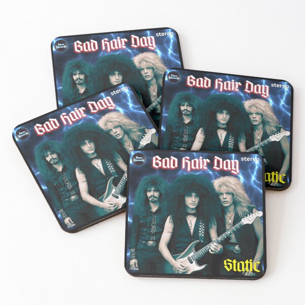 Item preview, RECORD COVER:  Bad Hair Day - Static - Faux Records fake vinyl albums designed and sold by DesignsFromTW-S.