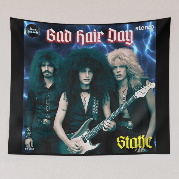 Item preview, RECORD COVER:  Bad Hair Day - Static - Faux Records fake vinyl albums designed and sold by DesignsFromTW-S.