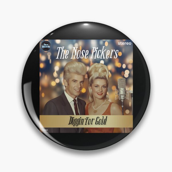 Item preview, RECORD COVER:  The Nose Pickers - Diggin' For Gold - Faux Records fake vinyl albums designed and sold by DesignsFromTW-S.
