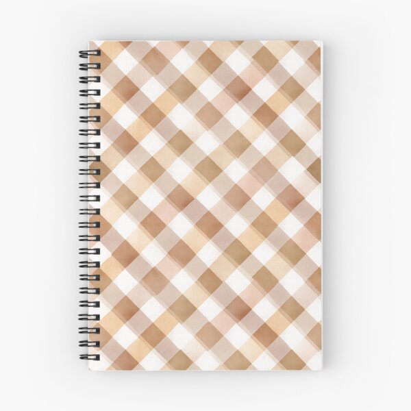 Item preview, Textured Tan Gingham Plaid Woven Watercolor Pattern designed and sold by Prismatect.