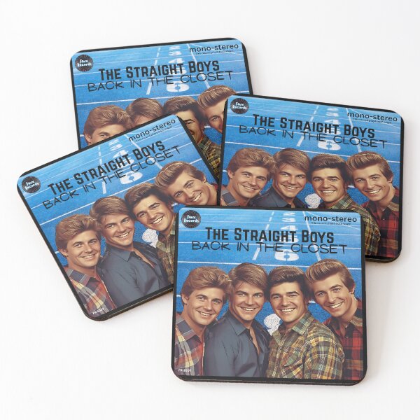 Item preview, RECORD COVER:  The Straight Boys - Back In The Closet - Faux Records fake vinyl albums designed and sold by DesignsFromTW-S.
