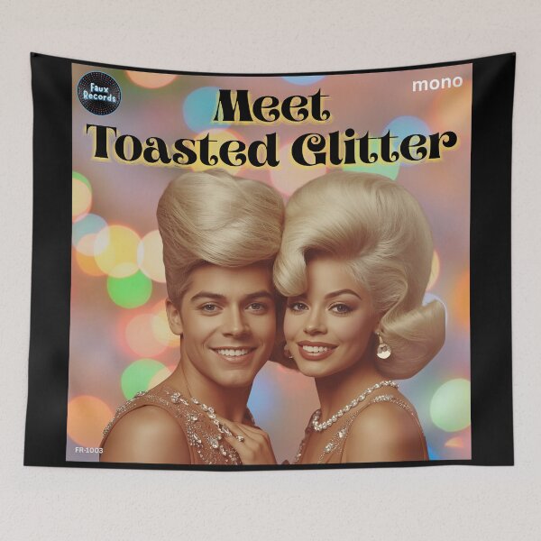 Item preview, RECORD COVER:  Meet Toasted Glitter - Faux Records fake vinyl albums designed and sold by DesignsFromTW-S.