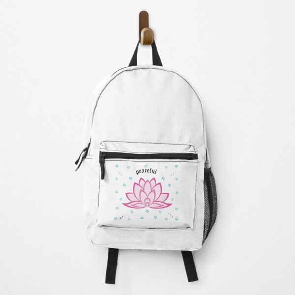 Item preview, Peaceful pink lotus flower, snooze and blue stars. designed and sold by Lennylindesigns.