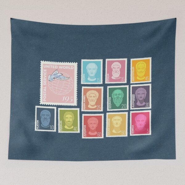 Item preview, Philosphen stamp collection designed and sold by sanbrill.