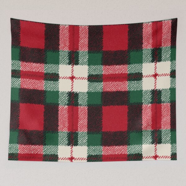 Item preview, Classic Red and Green Christmas Plaid Tartan designed and sold by Prismatect.