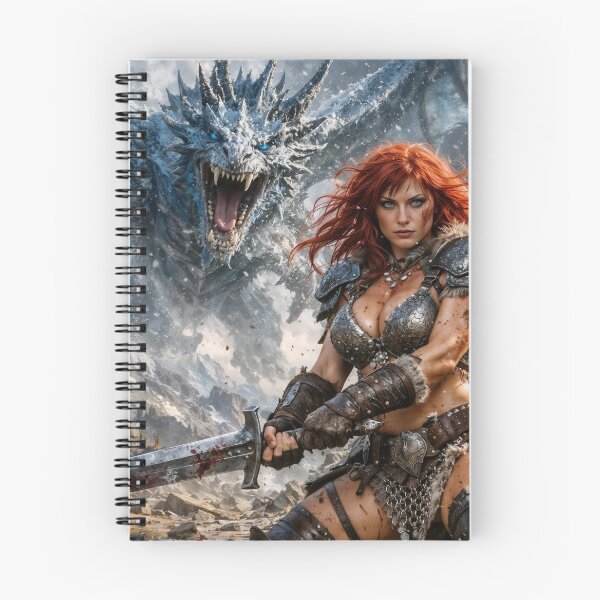 Item preview, Red Sonja — Frostwyrm Siege designed and sold by Samantha AI Artist.