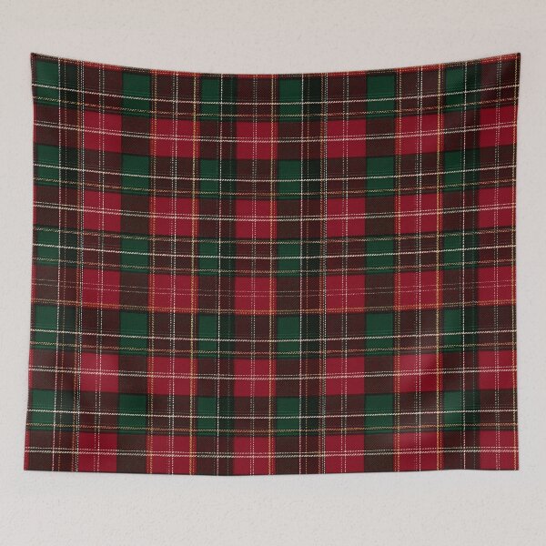 Item preview, Classic Red and Green Christmas Tartan Plaid Pattern designed and sold by Prismatect.