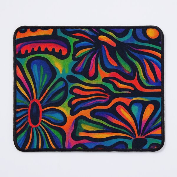 Item preview, Abstract Floral Psychedelic - Groovy 70s Retro Pattern designed and sold by Stone-T .