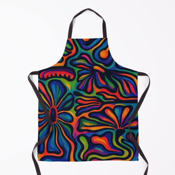 Item preview, Abstract Floral Psychedelic - Groovy 70s Retro Pattern designed and sold by TSE DESIGN.