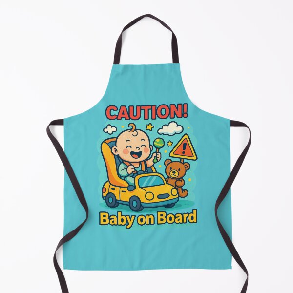 Item preview, Baby on Board Caution Pregnancy Safety Warning - Protective Bump Guard Sign designed and sold by Supergrafix07.