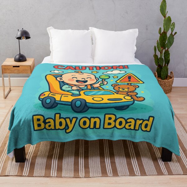 Item preview, Baby on Board Caution Pregnancy Safety Warning - Protective Bump Guard Sign designed and sold by Supergrafix07.