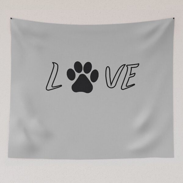 Item preview, Love Paw Print – Modern Minimal Pet Design designed and sold by A-Szczesniak.