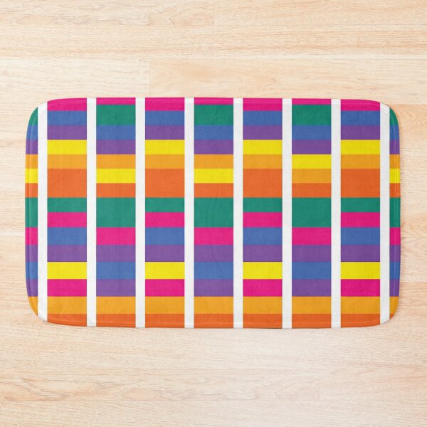 Item preview, Vibrant Colorful Vertical Geometric Barcode Pattern designed and sold by DGtaLrtcom.