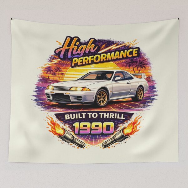 Item preview, High Performance 1990 Retro Sports Car AI Grap designed and sold by Cleora Visuals.