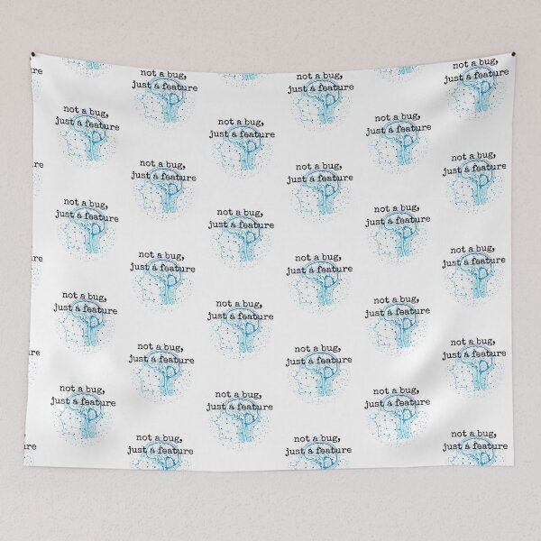 Item preview, Not a Bug Just a Feature | Neurodiversity Pride Quote designed and sold by YvkafromPoland.