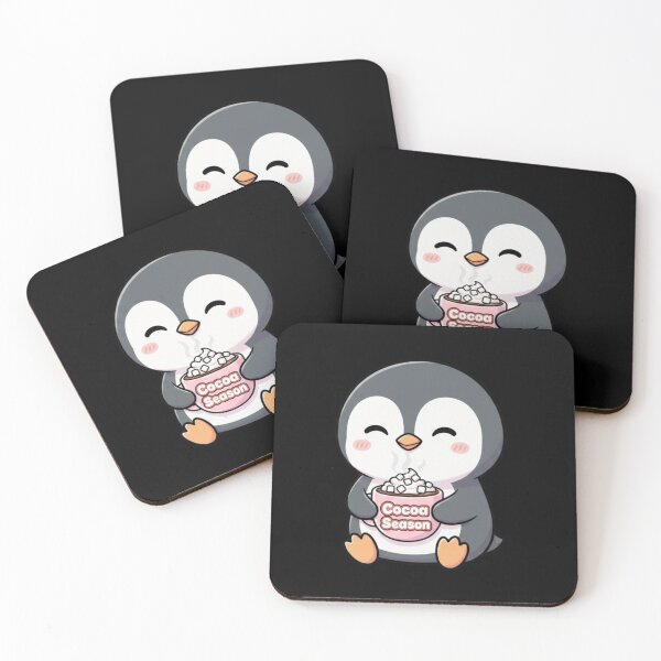 Item preview, Cocoa Season Cute Penguin Illustration – Kawaii Winter PNG Digital Download designed and sold by CozyPops.
